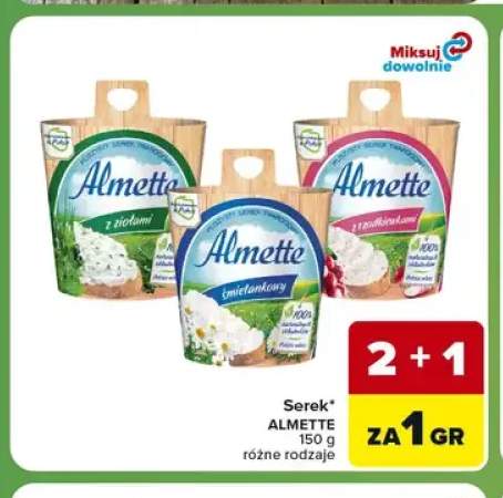Serek Almette z ziołami +2 warianty