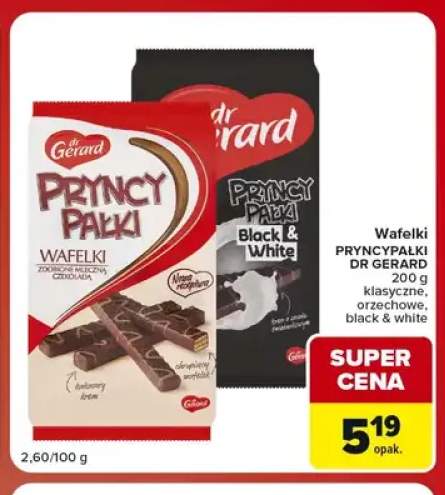 Wafelki Pryncypałki Dr Gerard klasyczne +2 warianty