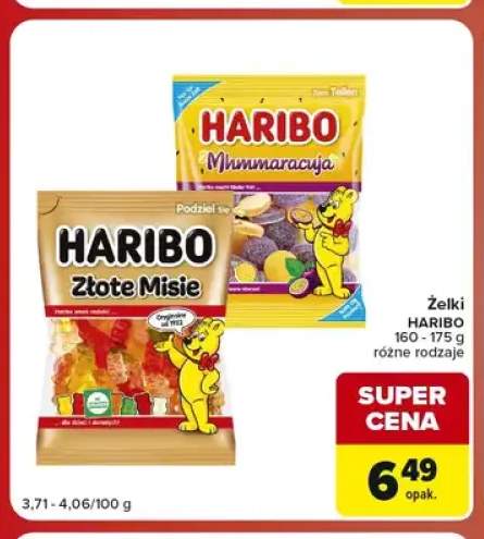 Żelki Haribo Złote Misie +1 wariant
