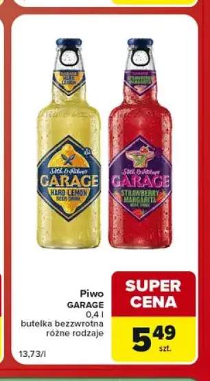 Piwo Garage Hard Lemon +1 wariant