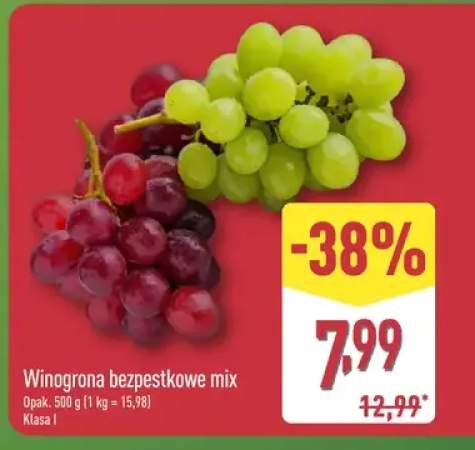 Winogrona bezpestkowe mix