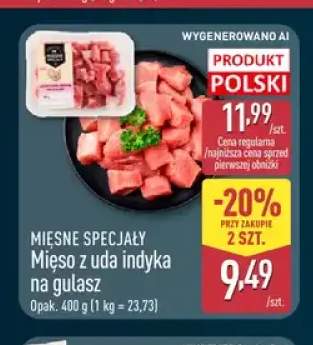 Mięso z uda indyka na gulasz Mięsne Specjały