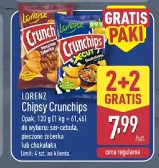 Chipsy Crunchips pieczone żeberka Lorenz +2 warianty