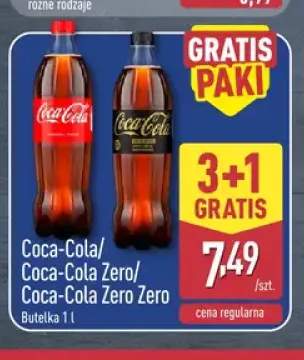 Napój gazowany Coca-Cola Zero +1 wariant