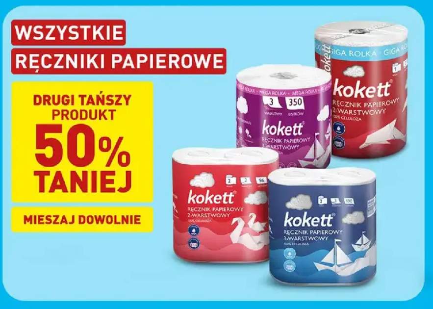 Ręczniki papierowe +4 warianty