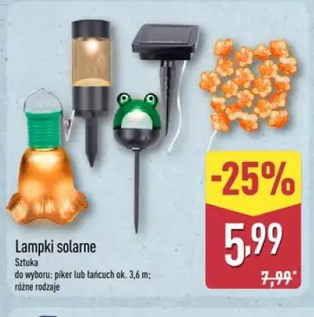 Lampki solarne piker +1 wariant