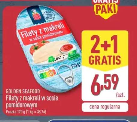 Filety z makreli w sosie pomidorowym Golden Seafood