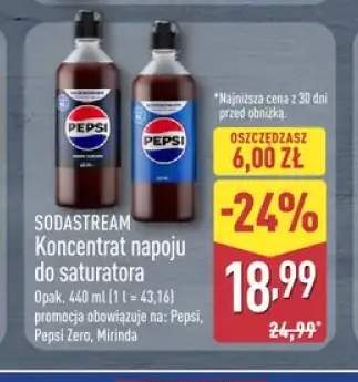 Koncentrat napoju do saturatora Sodastream Pepsi +2 warianty