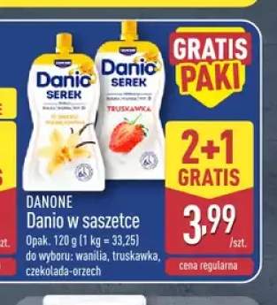 Serek Danio w saszetce wanilia Danone +2 warianty