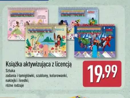Książka aktywizująca z licencją
