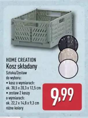 Kosz składany 30,5x20,3x12,5 cm Home Creation +1 wariant