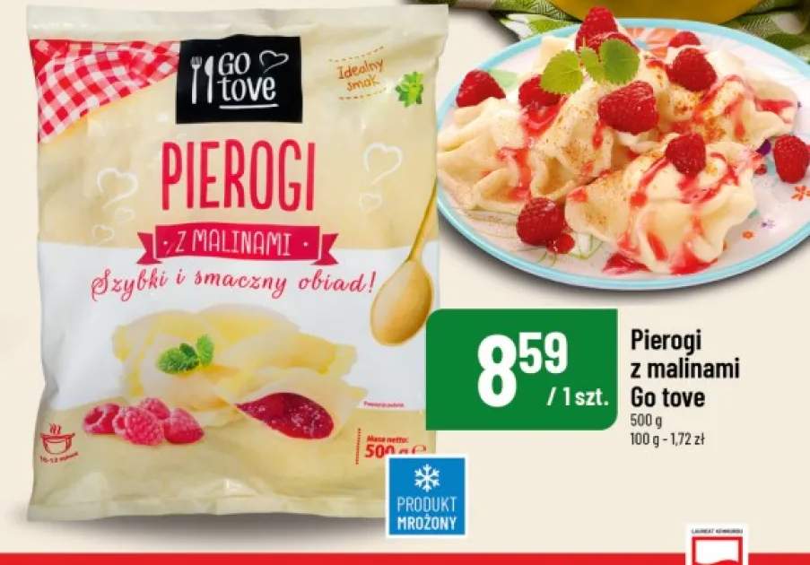 Pierogi z malinami Go tove