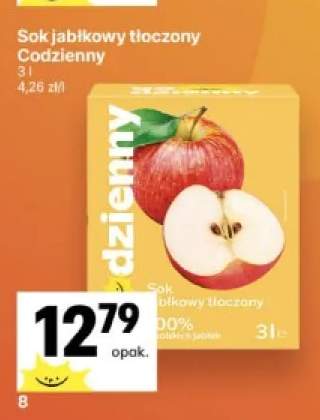 Sok jabłkowy tłoczony Codzienny