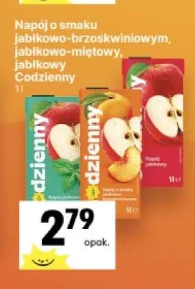 Napój o smaku jabłkowo-brzoskwiniowym Codzienny +2 warianty