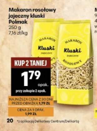 Makaron rosołowy jajeczny kluski Polmak