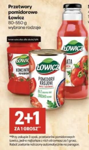 Przetwory pomidorowe Łowicz