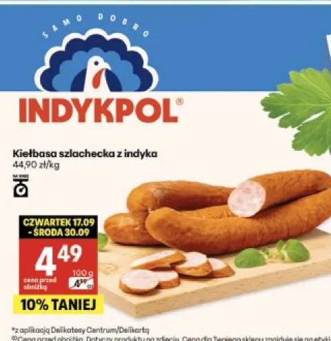 Kiełbasa szlachecka z indyka Indykpol