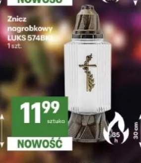 Znicz nagrobkowy Luks 574BKL