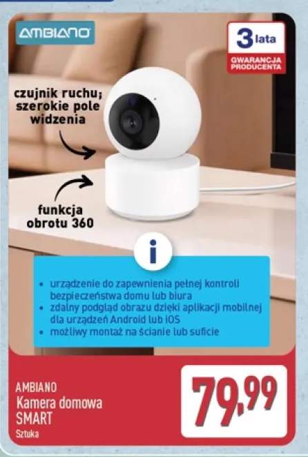 Kamera domowa Smart Ambiano