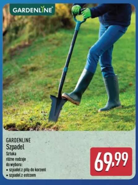 Szpadel z piłą do korzeni Gardenline +1 wariant
