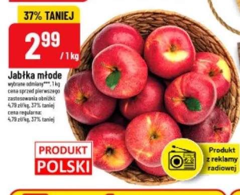 Jabłka młode