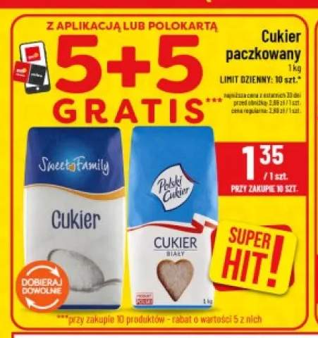 Cukier paczkowany Sweet Family +1 wariant