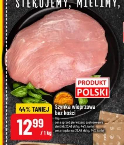 Szynka wieprzowa bez kości