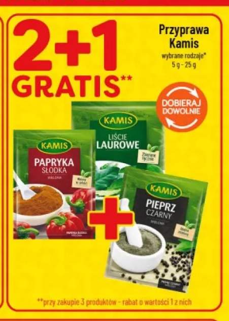 Przyprawa Kamis papryka słodka +2 warianty