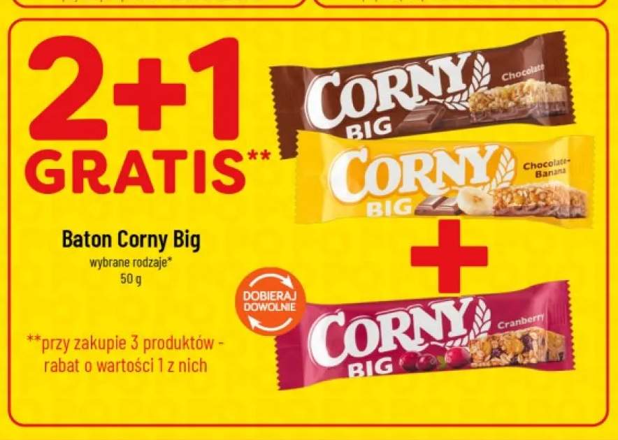 Baton Corny Big Chocolate +2 warianty
