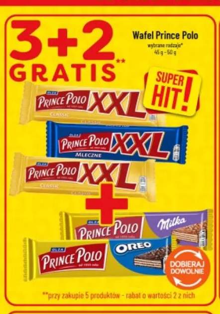 Wafel Prince Polo XXL Classic +3 warianty