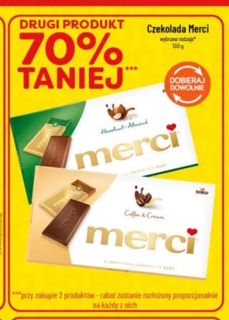 Czekolada Merci Hazelnut-Almond +1 wariant