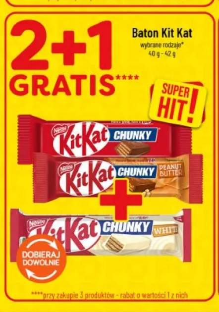 Baton Kit Kat Chunky +2 warianty