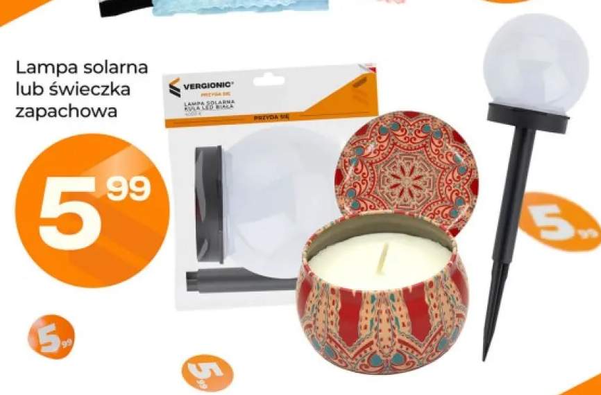 Lampa solarna Vergionic +1 wariant