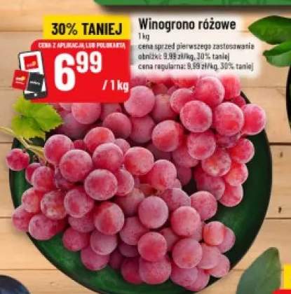 Winogrona różowe