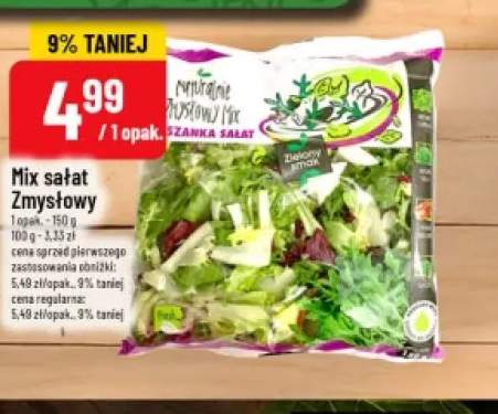 Mix sałat Zmysłowy Zielony Smak