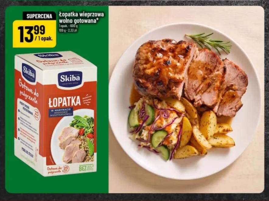Łopatka wieprzowa wolno gotowana Skiba