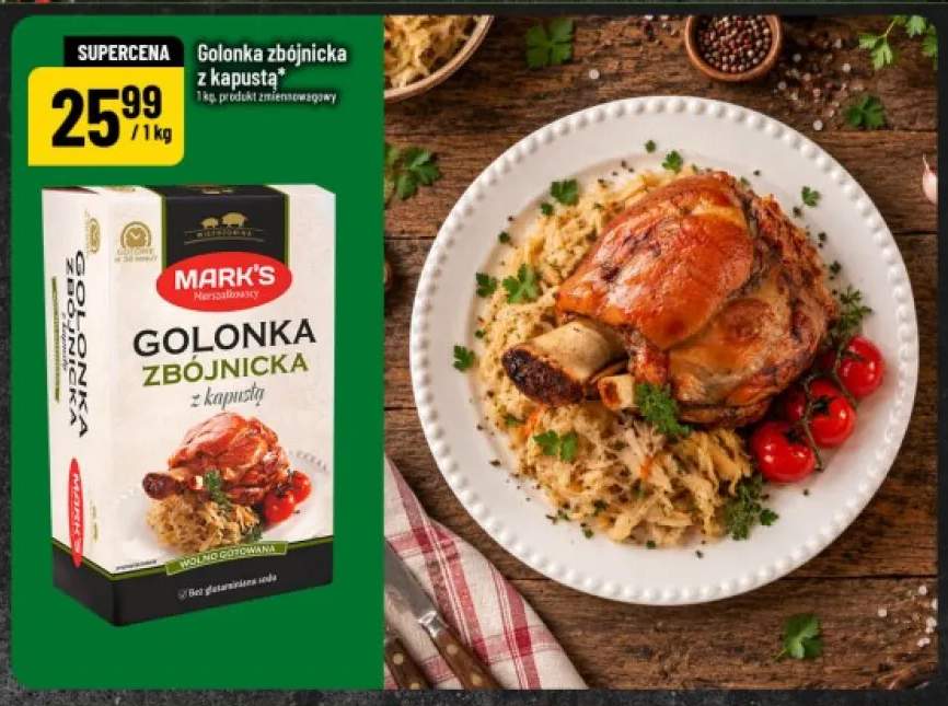 Golonka zbójnicka z kapustą Mark's