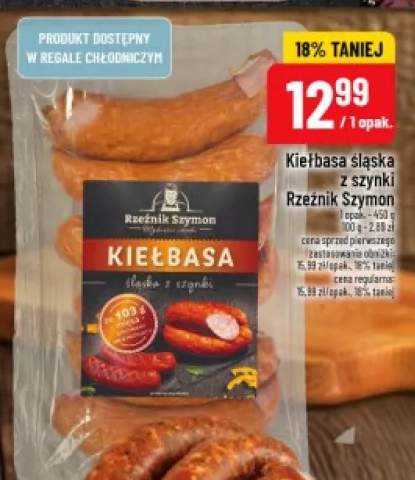 Kiełbasa śląska z szynki Rzeźnik Szymon
