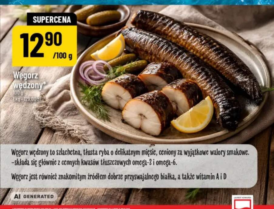 Węgorz wędzony