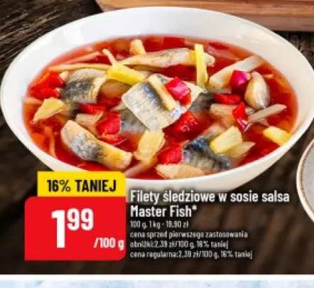 Filety śledziowe w sosie salsa Master Fish