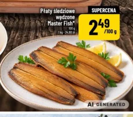 Płaty śledziowe wędzone Master Fish