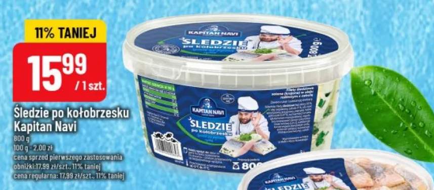 Śledzie po kołobrzesku Kapitan Navi