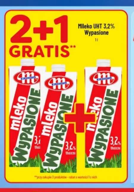 Mleko UHT Wypasione Mlekovita 3,2%