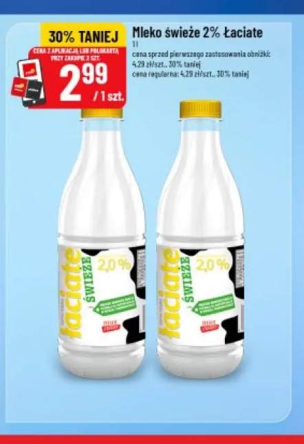 Mleko świeże Łaciate 2%