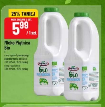 Mleko Piątnica Bio