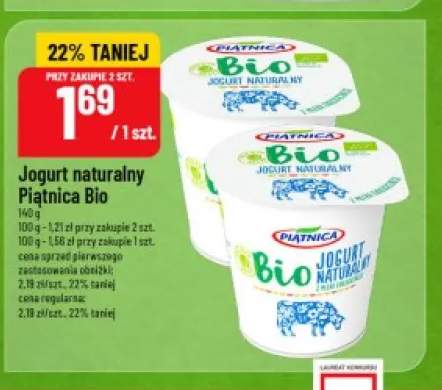 Jogurt naturalny Piątnica Bio
