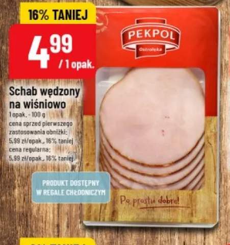 Schab wędzony na wiśniowo Pekpol