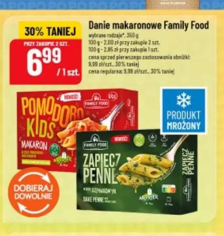 Danie makaronowe Pomodoro Kids Family Food +1 wariant