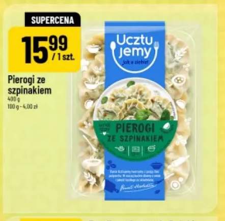 Pierogi ze szpinakiem Ucztujemy