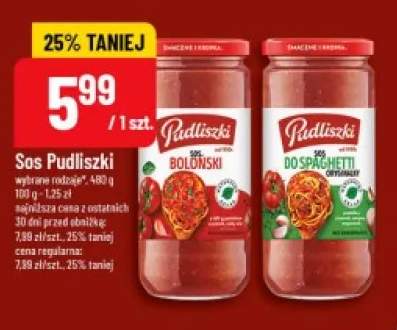 Sos boloński Pudliszki +1 wariant